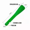 Ferramenta de costura de canto Yin Yang de plástico ABS verde, venda direta da fábrica, raspador dois em um de canto Yin e Yang, artefato de costura