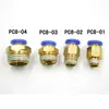 Conector Pneumático Roscado Reto Tubo de Ar Conector de Engate Rápido Pc8-02 6-01 10-03 12-04