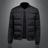 Chaqueta de invierno para hombre 2023 de alta calidad con 90% de plumón de pato blanco, flockeo europeo, abrigo cálido casual para hombre, moda