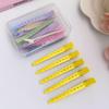 Raíz del cabello cabello esponjoso clip pasador sin costuras flequillo clip de posicionamiento pico de pato clip moldeador de maquillador tocado grande