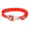 Pulseira de tubarão-martelo moda europeia e americana personalidade popular pulseira trançada ajustável moda retrô pulseira de casal
