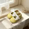 Zapatos de piel para niña con lazo, nueva colección primavera/otoño 2026, zapatos para niños, zapatos de princesa para niñas pequeñas, suela blanda, elegantes y modernos