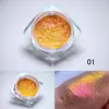 Arte de unhas novo pó camaleão transfronteiriço pó neon mágico mudança de cor polarizado maquiagem sombra de olho pó aurora fabricantes atacado