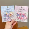 Gomas para el pelo de pulgar de colores de caramelo de dibujos animados para niños, Diademas para bebé, Gomas elásticas de alta elasticidad para niñas pequeñas, Cuerdas para el pelo para niñas