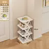 Sapateira Simples para Entrada, Armário de Sapatos Cartoon para Moradia Alugada, Prateleira de Armazenamento Multicamadas Economizadora de Espaço para Quarto e Sala de Estar