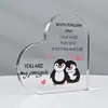 Adornos de corazón acrílicos personalizados transfronterizos, regalos de aniversario para madres, amigos y seres queridos en Amazon, recuerdos en forma de corazón