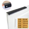 Puxador Invisível para Porta de Armário Moderno Simples de Alto Nível Porta de Armário Guarda-Roupa Preto Puxador Estendido Gaveta Espessada Sem Furação