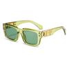 2024 Nuevas gafas de sol OFF Moda europea y americana Street Shot Caja de gafas de sol Moda transfronteriza Personalidad Gafas cuadradas Mujeres