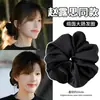 Acessório de cabelo estilo Zhao Lusi elástico preto para prender o cabelo elástico de cabelo tipo intestino grosso elástico de cabelo estilo coreano elástico de cabelo para rabo de cavalo baixo acessório de cabelo para mulheres