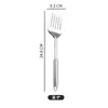 Espátula de acero inoxidable utensilio de cocina con magnético espátula de saltear de cocina 0.8mm espátula juego de cuchara para olla caliente de hotel restaurante