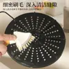 Cepillo triangular de limpieza para grietas de pie, cepillo para estufa plegable de mango corto, cepillo para ollas de cocina, cepillo multiusos para esquinas de pared y ventanas