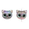 Cuentas de Animales de Dibujos Animados de Acrílico Gato Cuentas Pequeñas de León con Agujeros Rectos Accesorios para Pulseras DIY Certificado de Seguridad Infantil