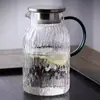 Jarra de Água de Vidro para Uso Doméstico, Bule Resistente a Altas Temperaturas, Conjunto de Jarra de Grande Capacidade para Suco e Água Fria