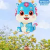 Nuevo Globo de Dragón Propicio Soporte de Clip Grande Globo Día de Año Nuevo y Festival de Primavera Puesto Globo Festivo Forma de Dragón Chino