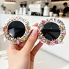 2025 Nuevas Gafas de Sol para Fiesta Infantil Transfronterizas de Amazon Letras de Caramelo Moda Florales Gafas de Sol Al por Mayor en Stock