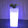 Vaso de Flores Luminoso Legal para Jardins Externos, Decoração de Shopping Center, Jardinagem Criativa em Vasos, Quadrado Led Planta Verde