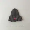 Gorros de Lana para Niños y Niñas en Otoño e Invierno, Cortavientos y Cálidos, Gorros de Orejeras de Punto con Agujeros Tendencia Coreana, Gorros Anti-Frío