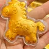 Año Nuevo del Caballo Dibujo Animado Pony Colgante Individual Llavero Colgante para Teléfono Colgante para Bolso Adorno Colgante Creativo