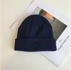 Gorro de Lana de Color Puro Estilo Coreano Otoño e Invierno Gorro de Piel de Melón para Pareja Sombrero Tejido para Hombre Estilo Ins Sombrero Frío Hip-hop para Mujer Venta al por Mayor