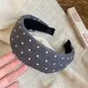 Estilo Coreano Estampado de Tela Estrella Corazón Aro Simple Moderno Para el Trabajo Accesorios para el Cabello Lujo Ligero Sensación de Alta Gama Versátil Tocado Venta al por Mayor