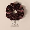 Fábrica de Yiwu Ligas de Pelo de Felpa Otoño e Invierno, Scrunchies Grandes Estilo Coreano de Gama Alta para Coletas, Tamaño Grande al por Mayor en Stock