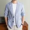 Nuevo Traje Casual de Negocios para Hombre Verano 2026, Chaqueta Blazer Ligera de Color Sólido con Protección Solar para Hombre