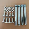 Conjunto completo de suportes espessados para unidade externa de ar condicionado para modelos de 1P, 1,5P, 2P, 3P, suportes de montagem universais para unidade externa galvanizados a quente