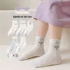 Meias Infantis Meninas Verão Meias Finas de Malha Algodão Penteado Meias de Bebê Meias Esportivas para Crianças Médias e Grandes Atacado