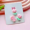 Acessórios DIY de Desenho Animado com Flores Brilhantes, Acessórios de Cabelo, Adesivos para Capa de Celular, Pingentes para Sapatos e Materiais de Decoração