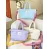 Bolsa Tote Dopamina Colorida para Mujer, Versátil, Correa de Hombro Ajustable, Bolso Cruzado con Cierre para Otoño Nuevo