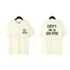 Rua Principal Hip Hop Grafite Rua Transfronteiriça Comércio Exterior Casual Americano Desenho Animado Estampa de Letras Camiseta de Manga Curta Moda Masculina e Feminina