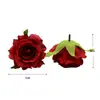 Flores Artificiales Pequeñas Estilo Europeo Rosas 7cm Flor de Rosa Rizada Flor de Pared Guirnalda de Enredadera Decoración Colgante para Centro Comercial Accesorios para Arreglos de Banquetes de Boda