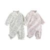 Mameluco para Bebé 22 Primavera Nuevo Estilo Étnico Chino Encaje Cheongsam Gateo Moda Nacional Mameluco para Bebé