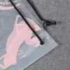 Fabricante de Bolsas Transparentes de PE con Cordón, Personalizables con Impresión de Logo, Bolsas Mochila para Muñecas, Bolsas Mochila para Maratones