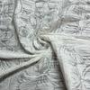 Tecido Elástico com Padrão Grande Flor Queimada Primavera e Verão Fresco Tecido Flor Queimada Protetor Solar Camisa Jacquard