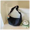 Bolsa de bolinho casual de grande capacidade estilo coreano, leve, estilosa, versátil e perfeita para o uso diário, uma bolsa transversal moderna para o trajeto.