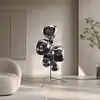 Lámpara de Pie Lava de Lujo Ligero Estilo Italiano, Lámpara de Atmósfera Artística Lateral para Sofá de Sala de Estar Moderna, Iluminación LED para Sala de Muestras