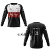 Nova Camiseta de Manga Longa de Corrida F1 Roupas de Motocicleta Off-Road Respirável Secagem Rápida Gola Redonda Manga Curta Roupa Esportiva Top Exportação