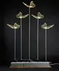 Novos Adereços de Casamento: Borboletas de Ferro e Pássaros Voadores para Guiar o Caminho, Decoração de Palco T para Salão da Cerimônia de Casamento e Arranjo de Luzes de Chão Iluminadas