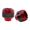 Accesorios de Modificación para Vehículos Eléctricos de Motocicleta Taza Universal Anticaída Anticaída de Rueda Delantera Decoración del Cuerpo de Fibra de Carbono de Imitación Taza de Horquilla Delantera