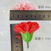 Navidad nuevo clavel flor de jabón cabeza de flor cabeza de flor grande flor de jabón caja de regalo ramo ramo individual para hacer regalos