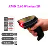 Escáner Inalámbrico Bluetooth A70Dz Escáner de Códigos Unidimensionales y Bidimensionales Logística Express Escáner Auto-Sensible