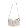 2025 Nuevo Estilo Simple Retro Bolso de Axila Bolso de Hombro Moda Texturizado Bolso Cruzado Diseño Nicho para Mujer Bolso Saddle