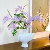 Cachos Realistas de Flores Artificiais de Espinheiro-Alvar com um Toque de Luxo de Alta Qualidade para Cenários de Pousada ao Ar Livre e Decoração de Sala de Estar