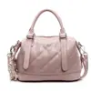Bolso de Mano de PU de Color Sólido con Diseño de Rombos para Mujer, Nuevo de Primavera 2025, Coreano de Nicho, Bolso de Hombro Cruzado Versátil, Moderno