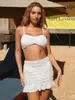 2027 Nuevo Conjunto de Comercio Exterior al por Mayor Trajes de Baño Vestido de Playa Transfronterizo Europeo y Americano Bikini Conjunto de Tres Piezas Traje de Baño Bikini