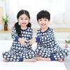 Conjunto de ropa y pantalones de otoño para niños, ropa interior térmica de algodón puro para niños y niñas, pijamas de algodón puro para niños y bebés.