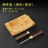 Accesorios para Juego de Té Grande: Aguja de Té de Madera de Cobre Ébano, Cuchillo de Té, Pinzas de Té, Bolígrafo de Mantenimiento para Tetera, Paño de Té, Raspador de Té, Herramientas para Preparar Té