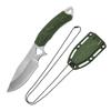 Cuchillo recto pequeño para exteriores de alta dureza, afilado, de acero inoxidable, cuchillo táctico, cuchillo recto portátil, cuchillo de cuello, cuchillo de supervivencia para camping