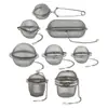 Colador de Té de Acero Inoxidable 304 con Mango de Clip, Cadena Colgante Larga con Forma de Corazón, Drenaje de Té, Oficina, Venta al por Mayor, Entrega 48H